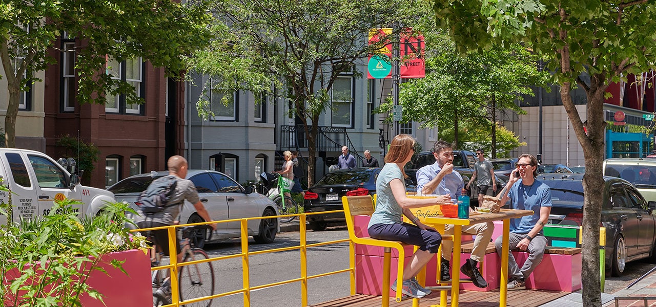 Parklets and Pocket Parks - Golden Triangle